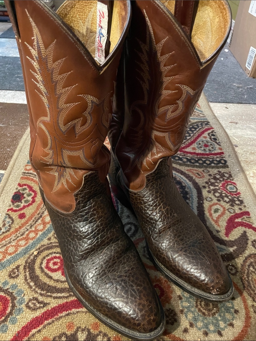 Vintage Tony Lama Cowboy Boots